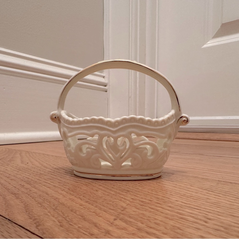 Lenox Forevermore Heart Basket